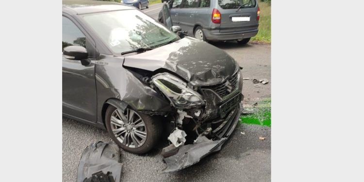 Wypadek na K92. Jedna osoba w szpitalu