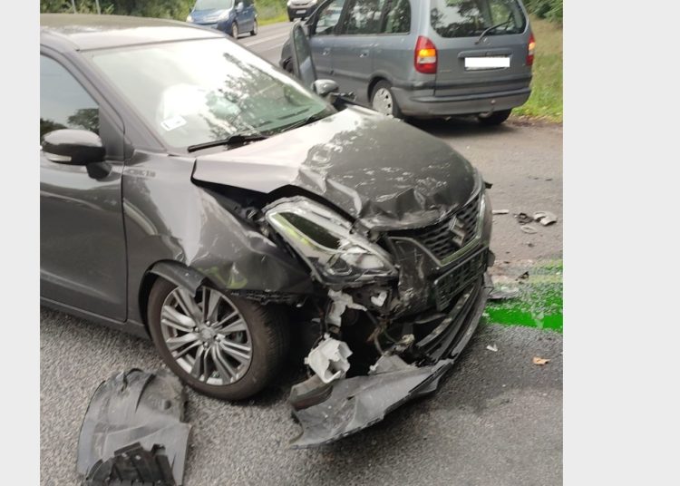 Wypadek na K92. Jedna osoba w szpitalu