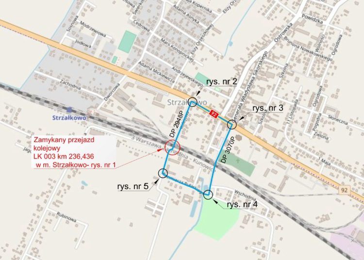 Zamkną przejazd w Strzałkowie