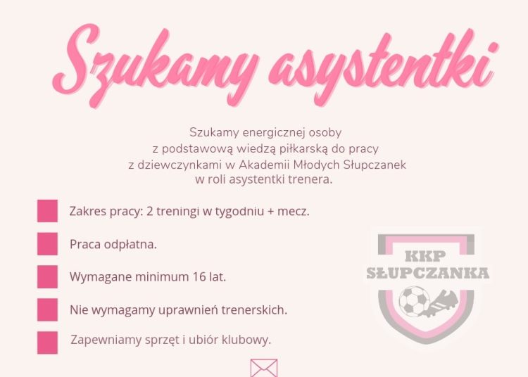 Asystentka pilnie potrzebna!