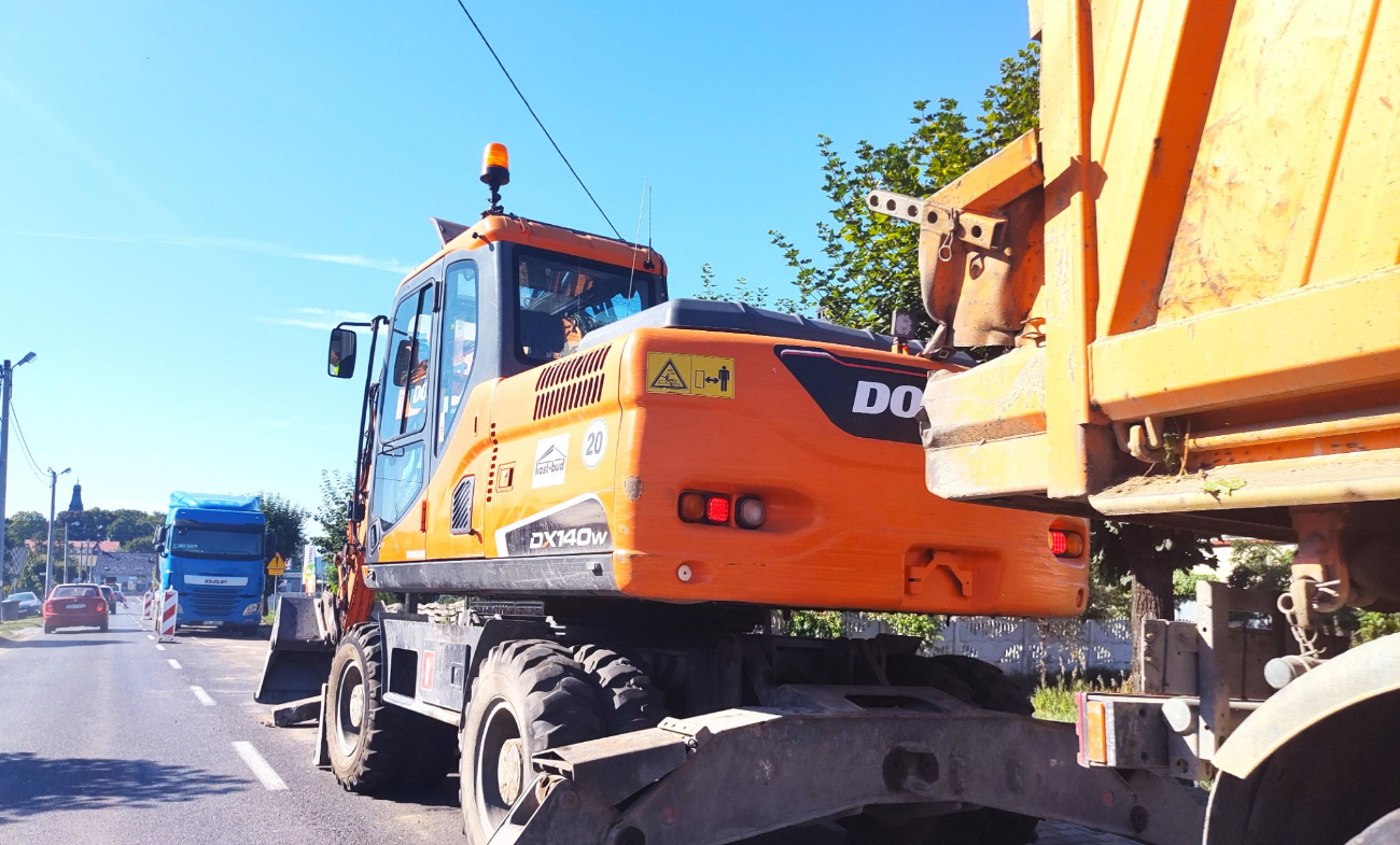 Uwaga kierowcy! Wjeżdżając do Zagórowa musicie liczyć się z utrudnieniami