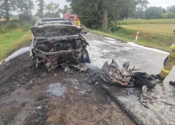 Tragedia na drodze. Motocyklista był mieszkańcem sąsiedniego powiatu