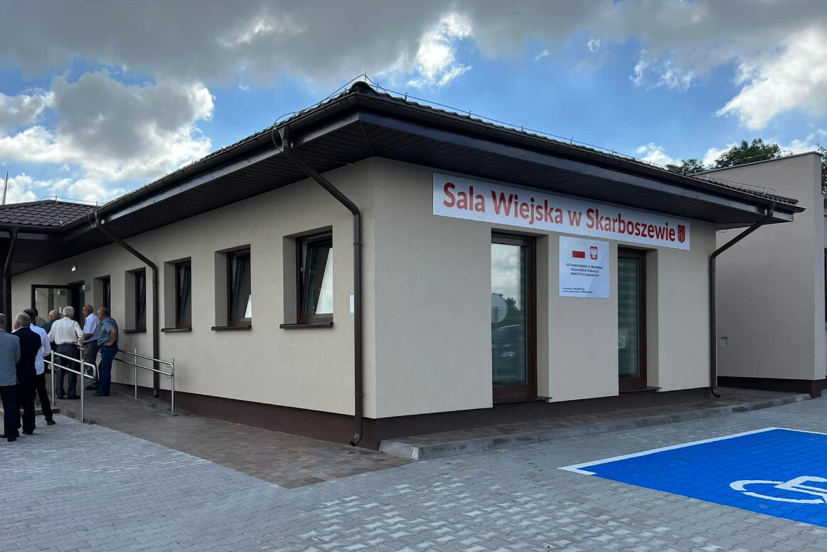 Skarboszewo: Powstała piękna sala wiejska
