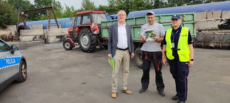 Policja i inspekcja pracy u rolników. Co robili?