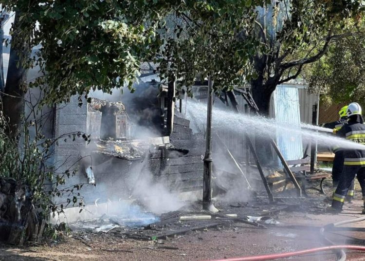 Lodziarnia spłonęła. Trwa zbiórka