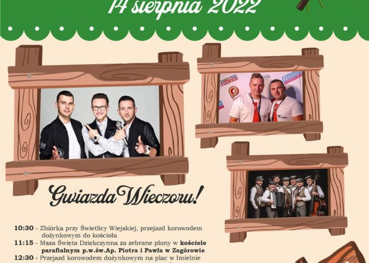 Dziś dożynki w Imielnie. Wystąpią gwiazdy