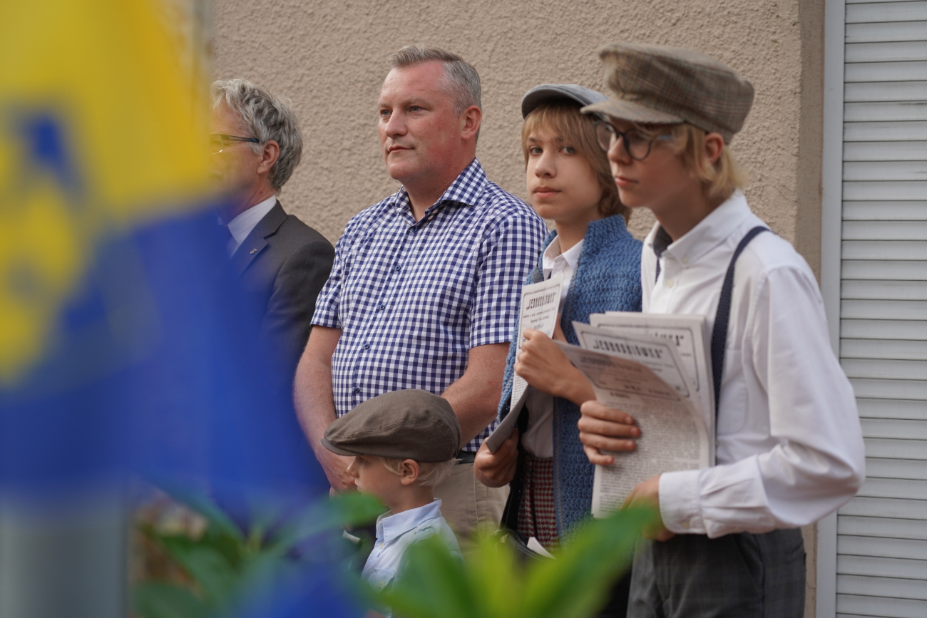 Spotkali się przy kolumnie św. Wawrzyńca ZDJĘCIA