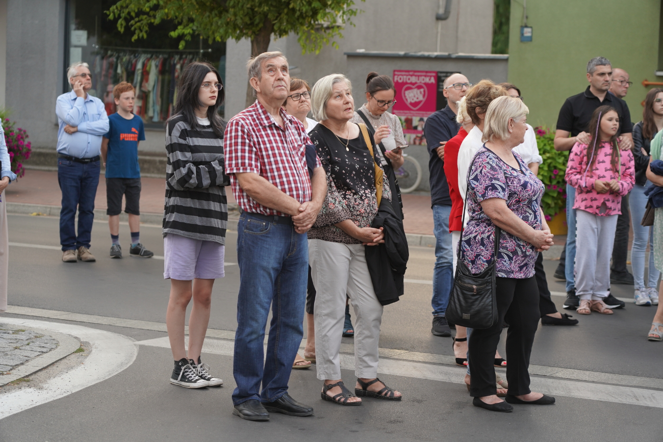 Spotkali się przy kolumnie św. Wawrzyńca ZDJĘCIA