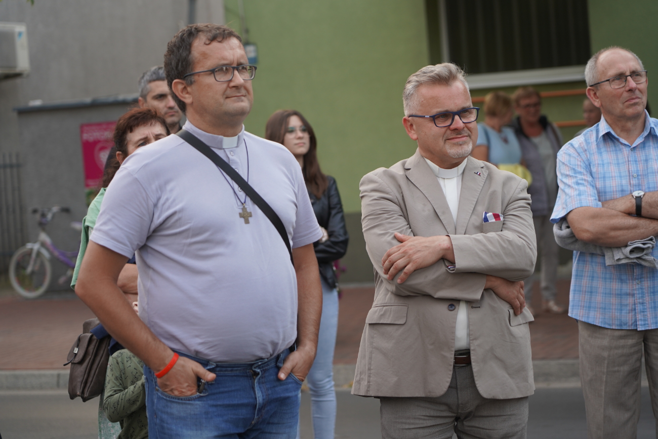 Spotkali się przy kolumnie św. Wawrzyńca ZDJĘCIA