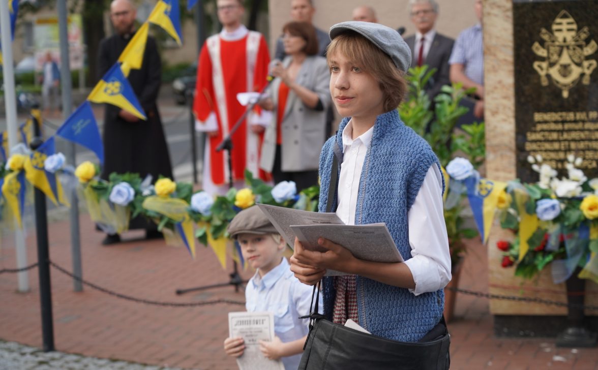 Spotkali się przy kolumnie św. Wawrzyńca ZDJĘCIA