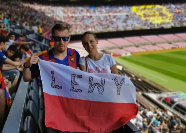 Polecieli do Barcelony, by osobiście powitać Lewandowskiego