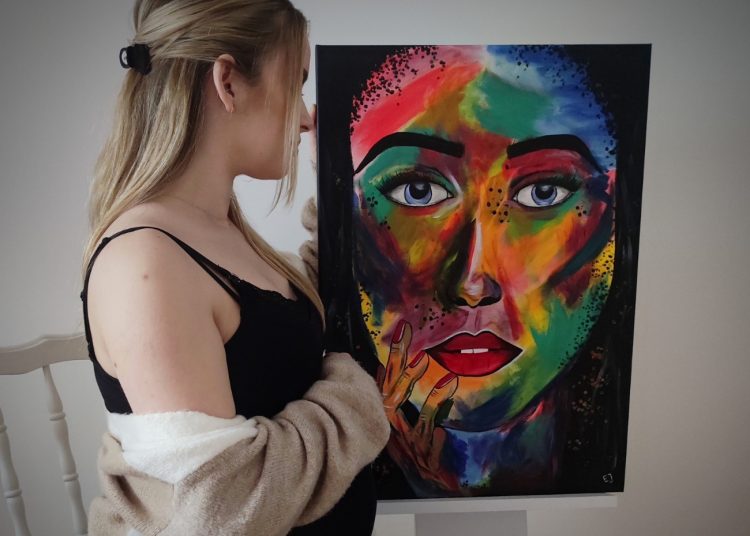 Mama Tymka wystawiła na licytację niezwykły obraz