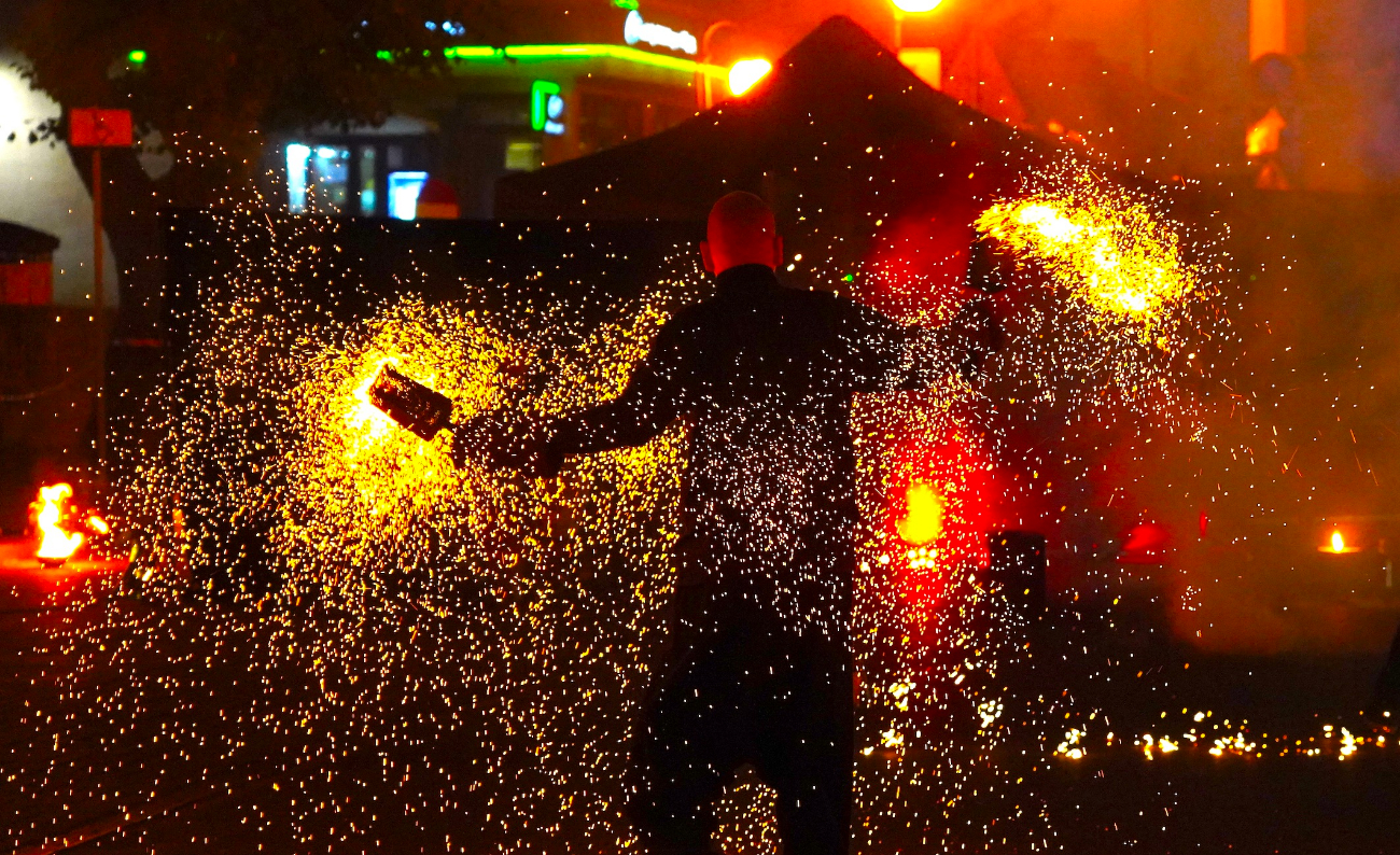 Słupecki rynek w ogniu. Patrzyły na to setki słupczan