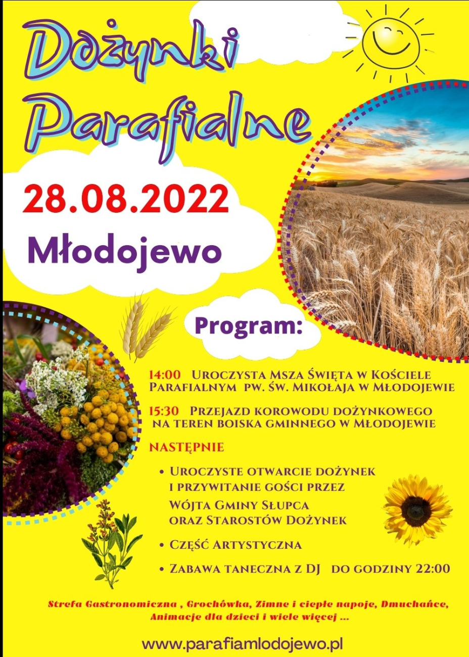 Młodojewo zaprasza na dożynki parafialne