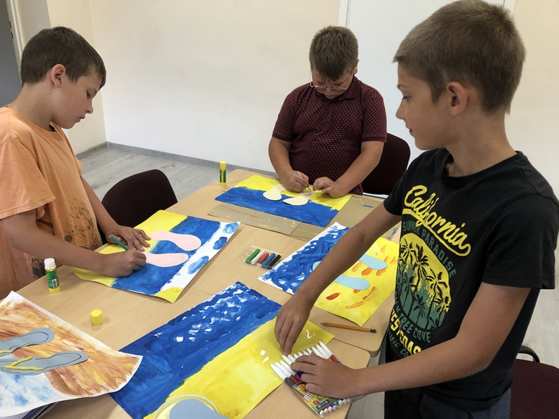 Aktywny lipiec w strzałkowskiej świetlicy