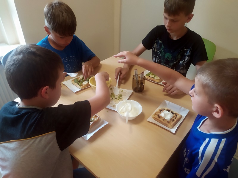 Aktywny lipiec w strzałkowskiej świetlicy