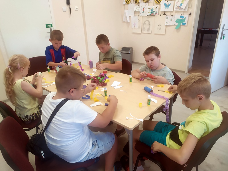 Aktywny lipiec w strzałkowskiej świetlicy