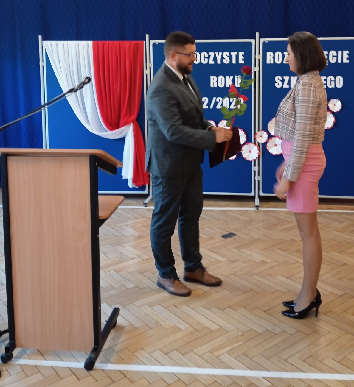 Pożegnanie dotychczasowego dyrektora i powitanie nowego w Kotuni