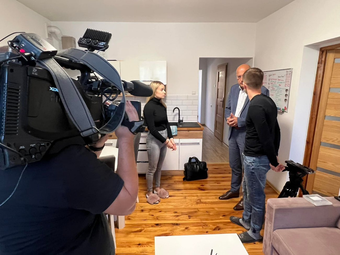 Telewizja przyjechała do Tymka. Dziś nagrywają program