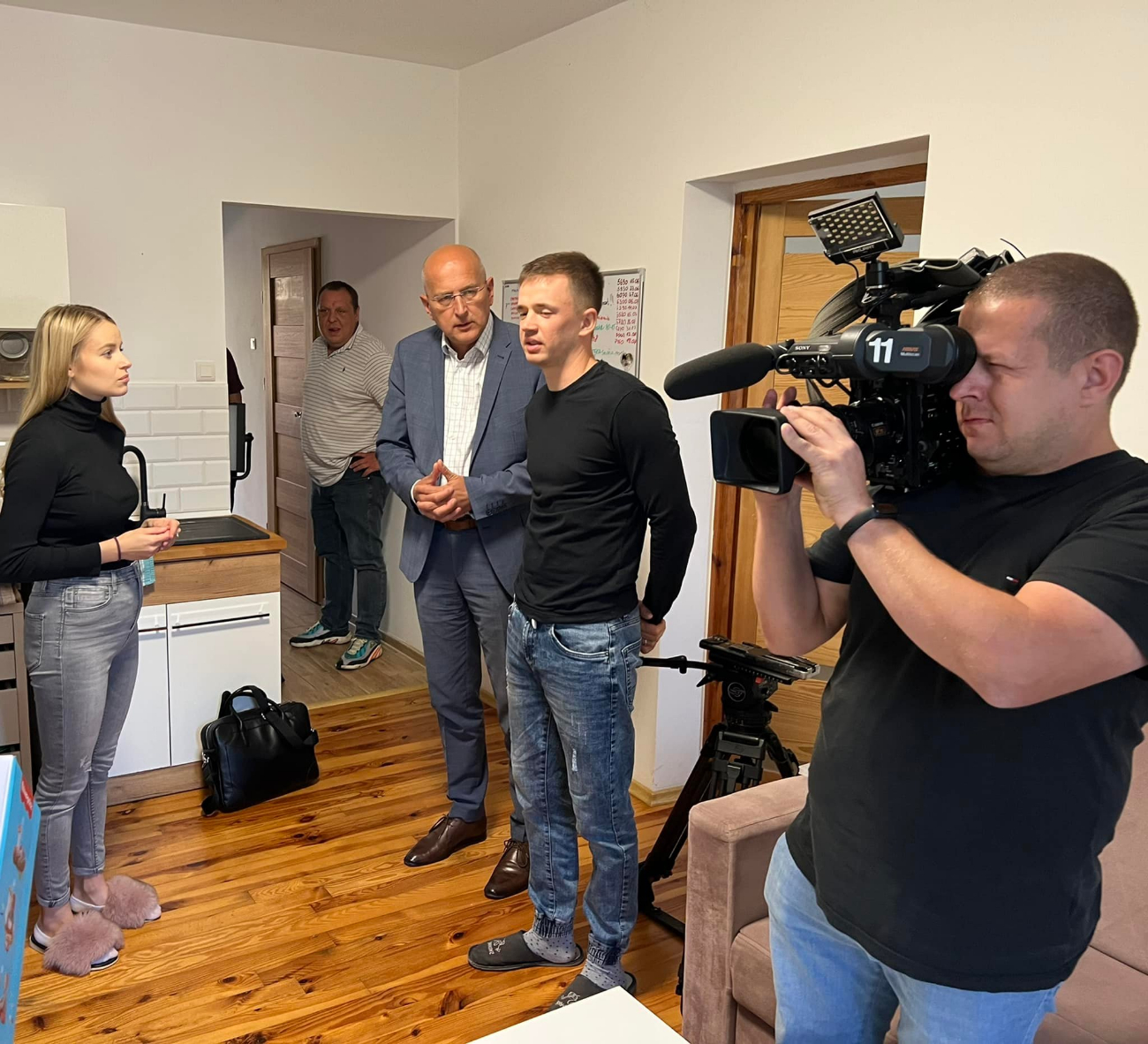 Telewizja przyjechała do Tymka. Dziś nagrywają program