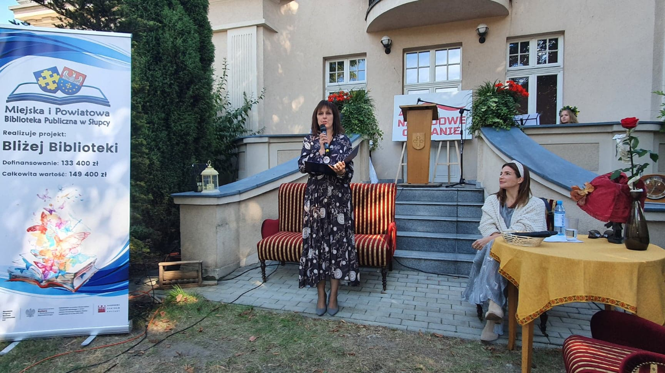 Anna Dereszowska czytała w Słupcy Mickiewicza