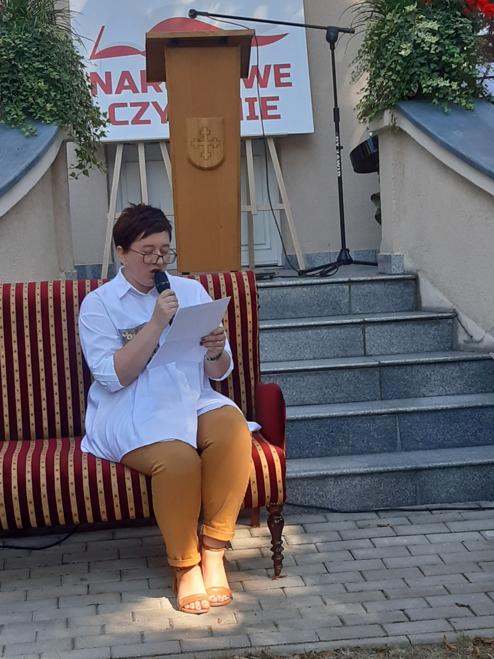 Anna Dereszowska czytała w Słupcy Mickiewicza