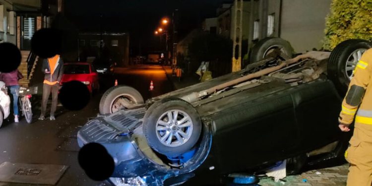 Dachowała w Strzałkowie. Trafiła do szpitala