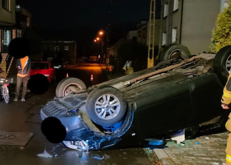 Dachowała w Strzałkowie. Trafiła do szpitala