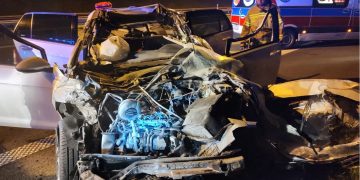 Wjechał w ciężarówkę. Strasznie to wyglądało