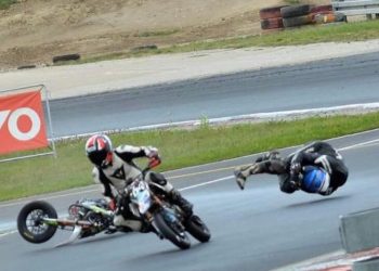 Wyścig przerwany, kości mocno poobijane