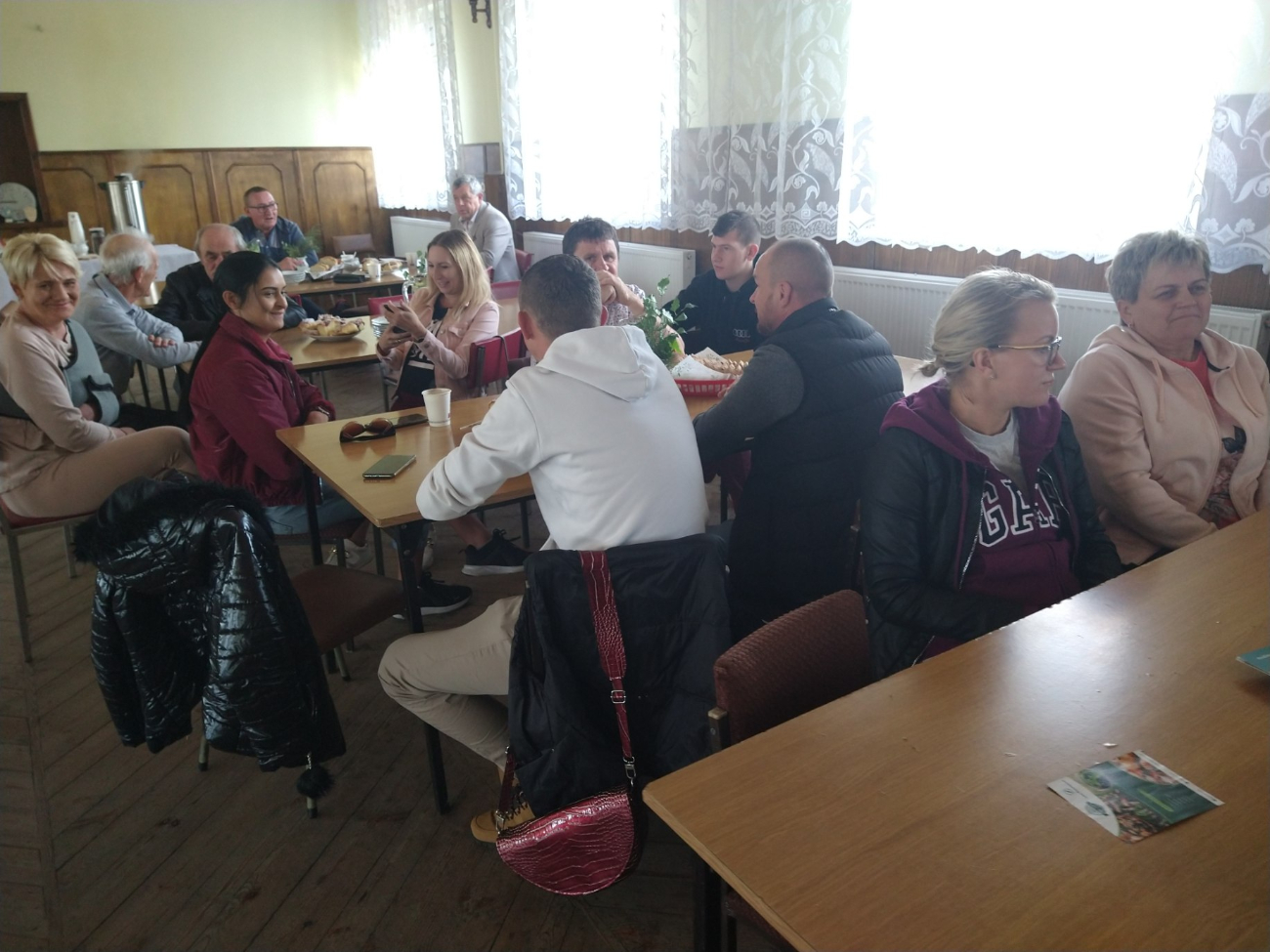 Dzik atrakcją w Marcewku