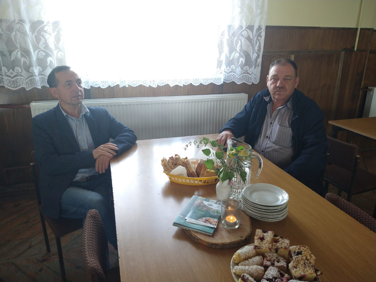 Dzik atrakcją w Marcewku