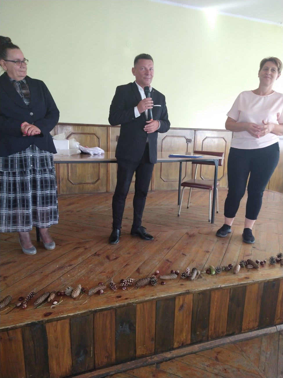 Dzik atrakcją w Marcewku