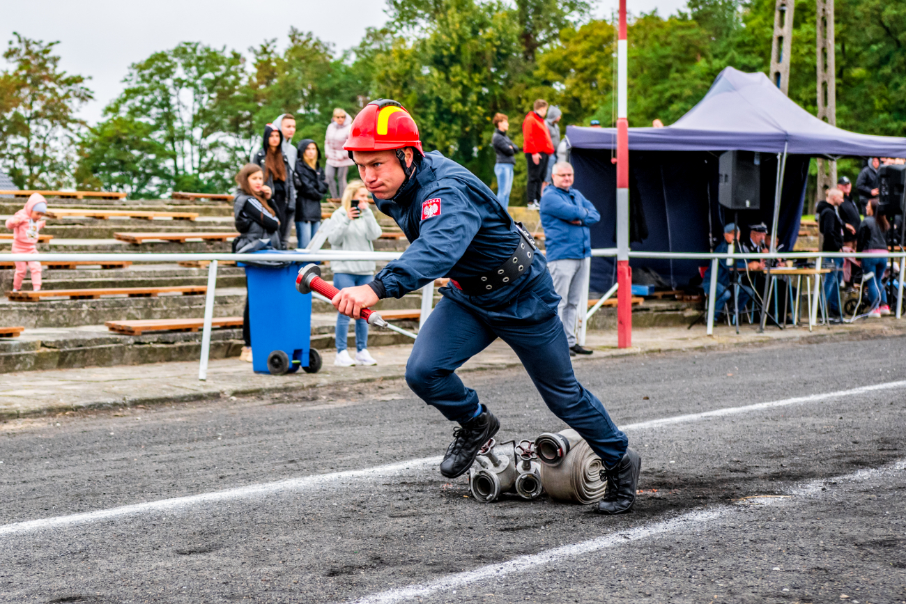 Zawody w obiektywie. Zobacz, jak rywalizowali strażacy