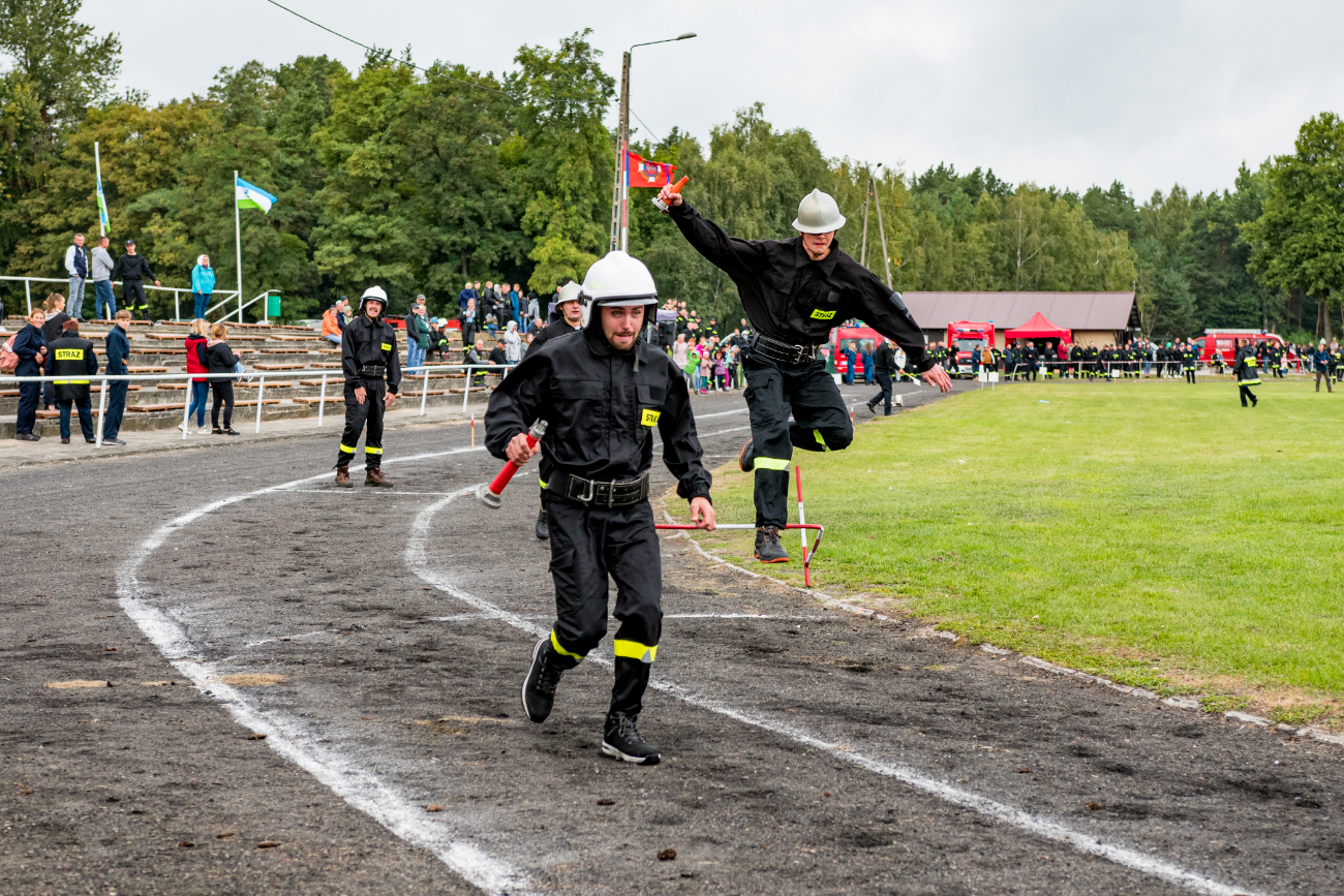 Zawody w obiektywie. Zobacz, jak rywalizowali strażacy
