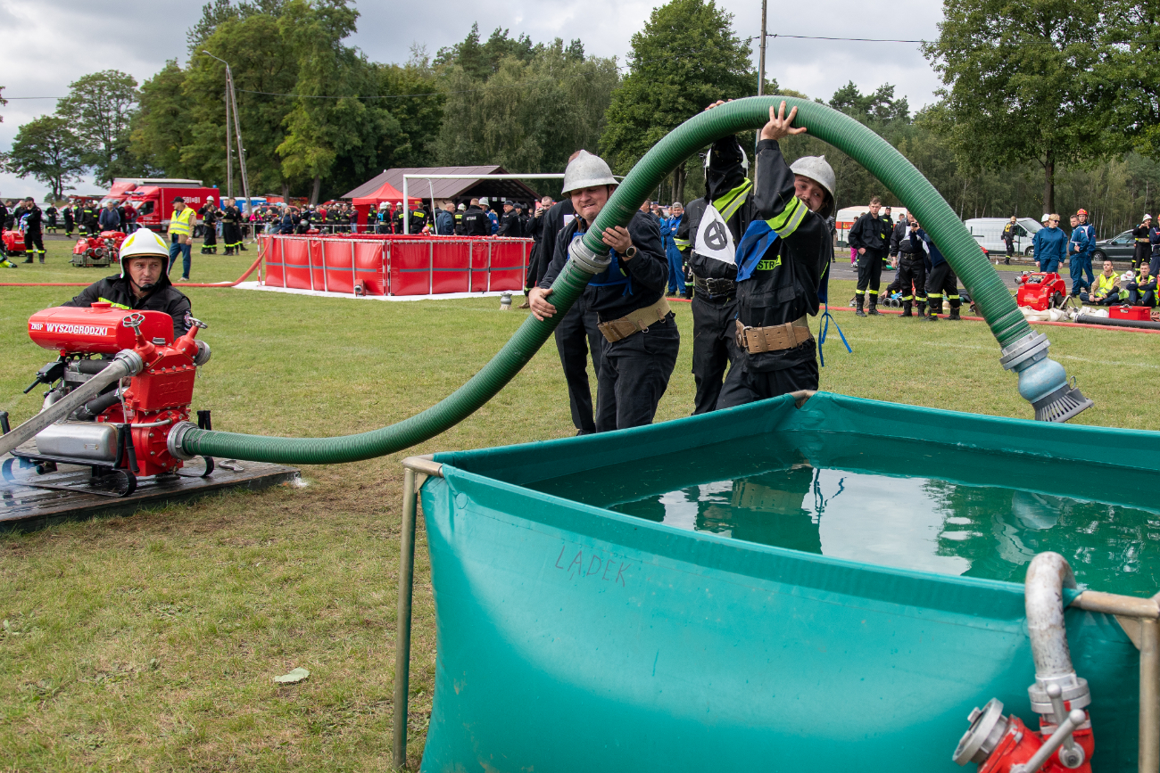 Zawody w obiektywie. Zobacz, jak rywalizowali strażacy