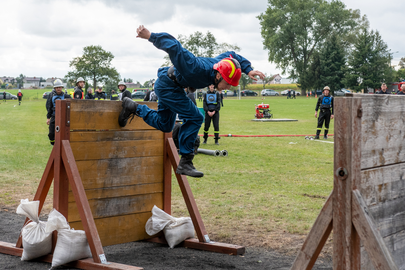 Zawody w obiektywie. Zobacz, jak rywalizowali strażacy