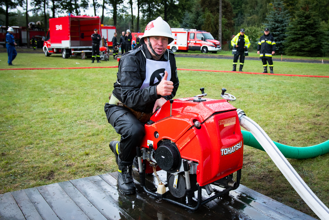 Zawody w obiektywie. Zobacz, jak rywalizowali strażacy