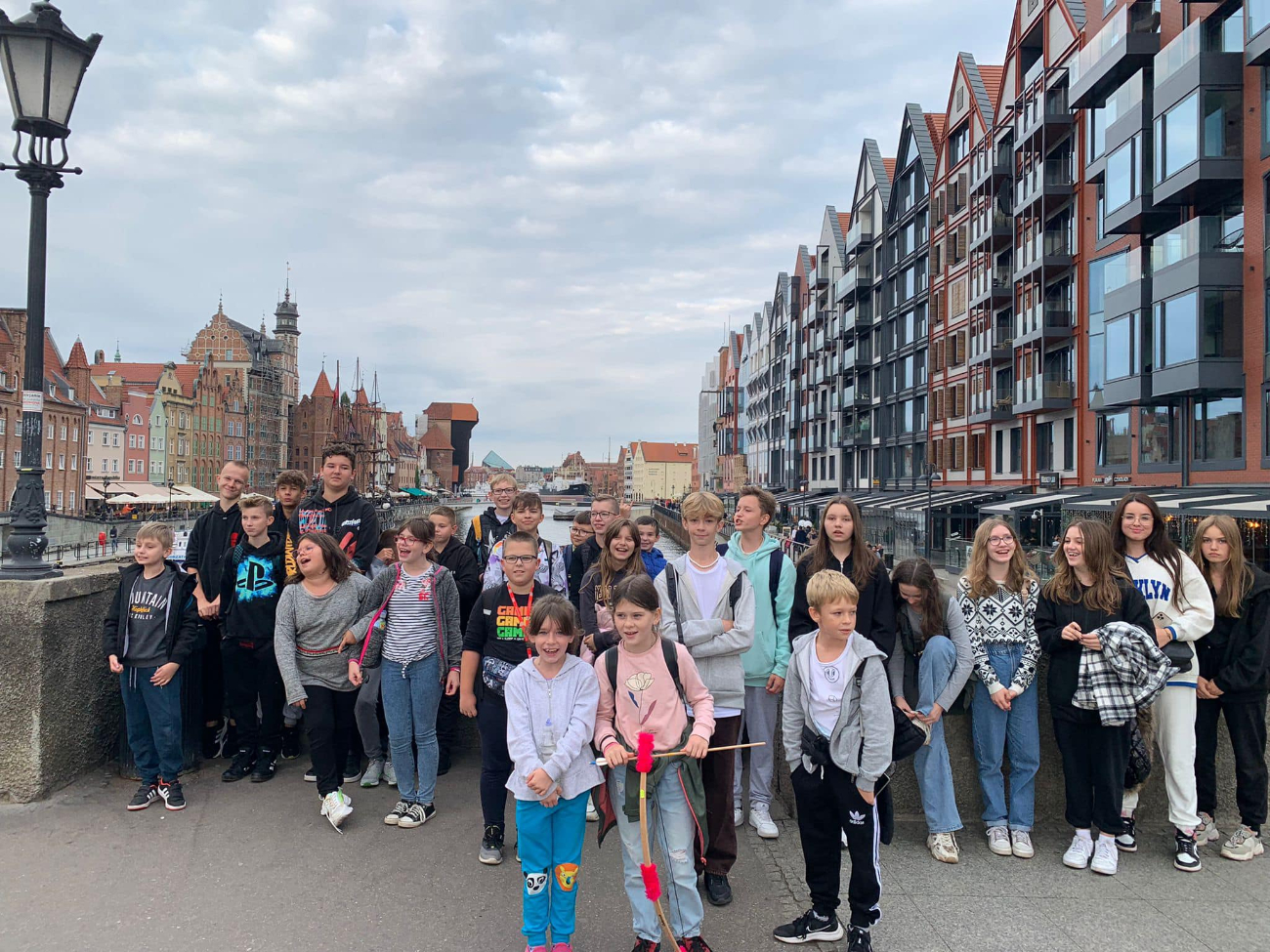 Uczniowie z Drążnej w Gdańsku