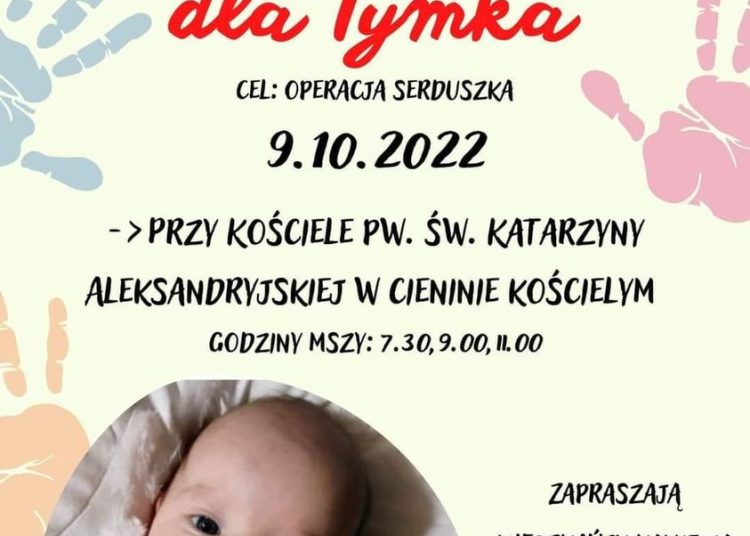 Kiermasz dla Tymka w Cieninie Kościelnym