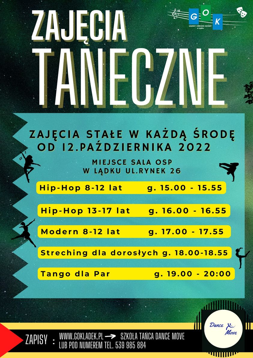 Zajęcia taneczne w Lądku