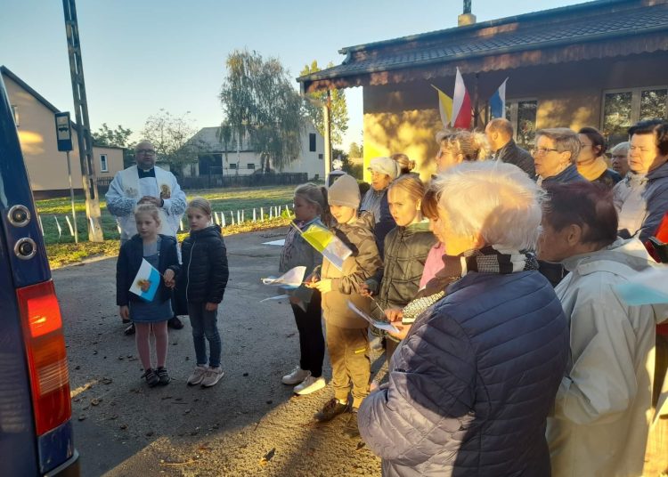 W Gółkowie z radością witali obraz Matki Boskiej