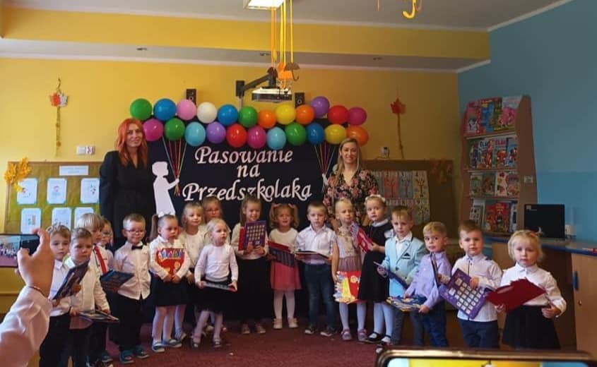 Pasowanie w przedszkolu w Kotuni