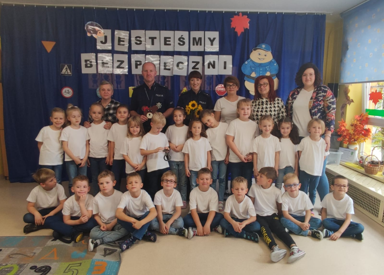 Policjanci odwiedzili przedszkole