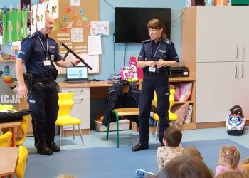 Spotkanie z policjantem w Lądku