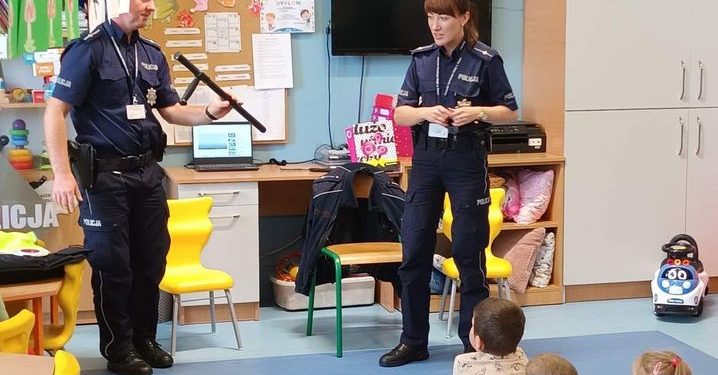 Spotkanie z policjantem w Lądku
