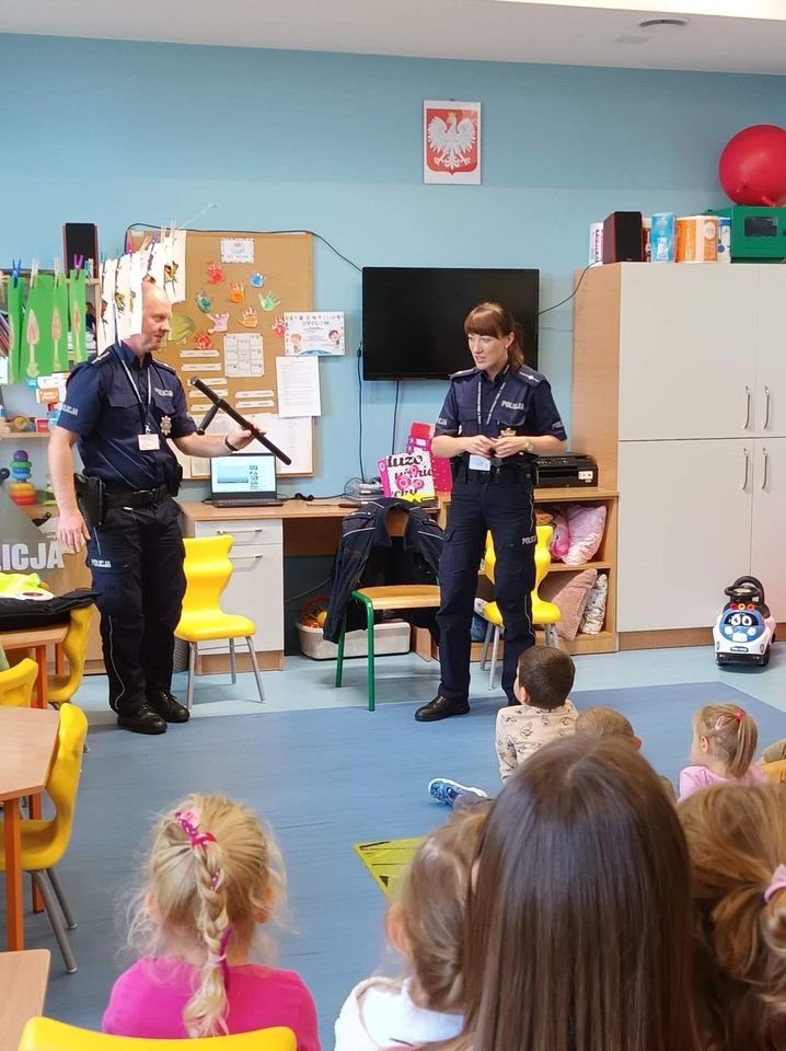 Spotkanie z policjantem w Lądku