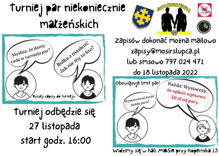 Ruszyły zapisy do Turnieju Par Niekoniecznie Małżeńskich