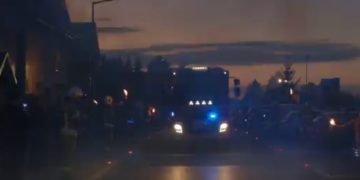 Hucznie powitali nowy wóz. Zobacz film