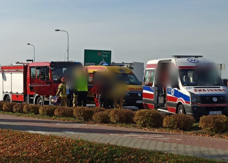 Wypadek w Słupcy. Są poszkodowani